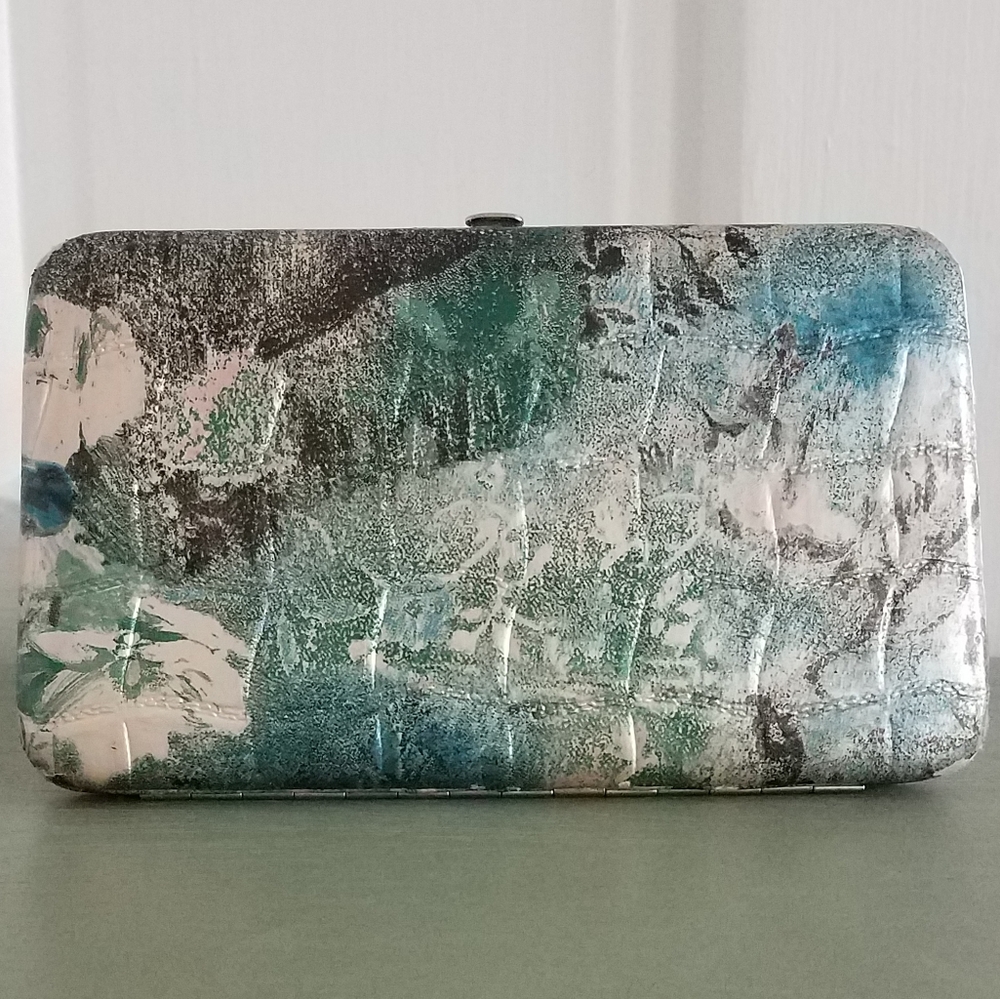 Snap Closure Clutch Wallet